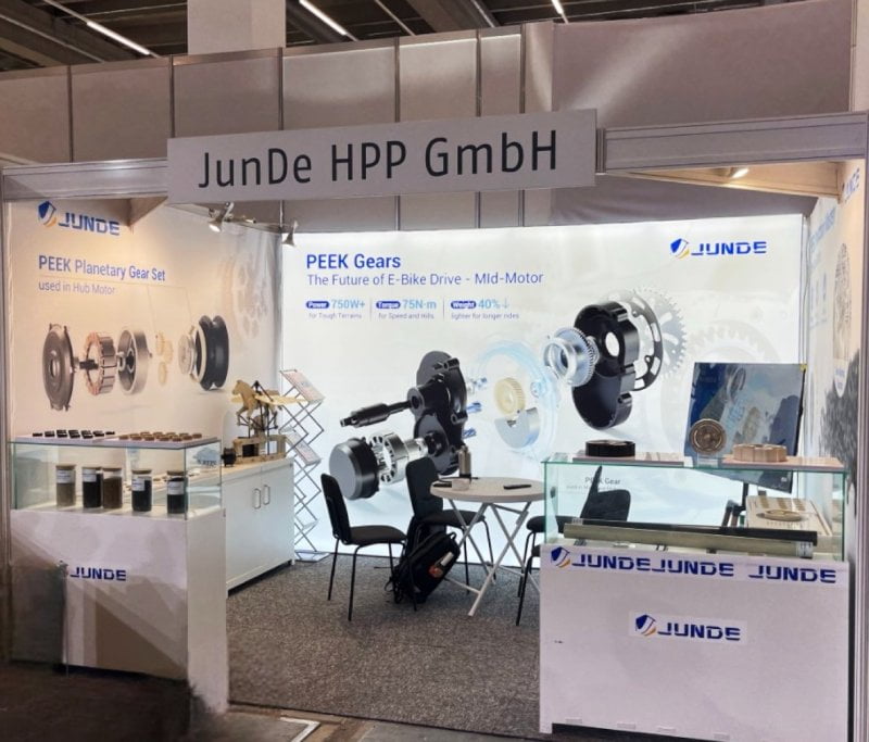 JunDe Showcases PEEK Innovations at EUROBIKE 2025 in Frankfurt Image 1