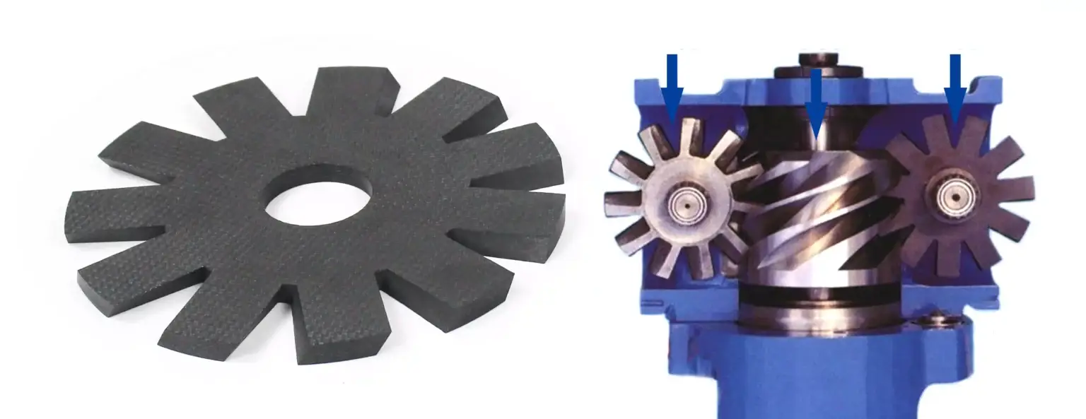 PEEK CNC machined parts - Precision