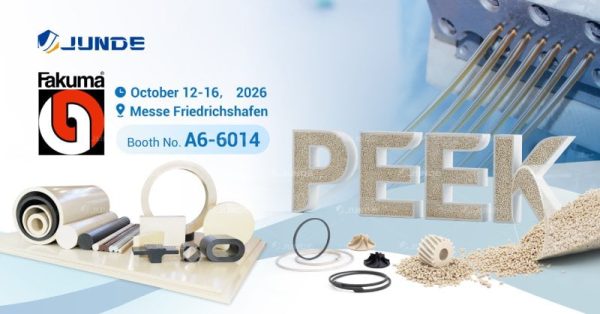JUNDE is showcasing our full range of high-performance PEEK Resin at FAKUMA 2026!
