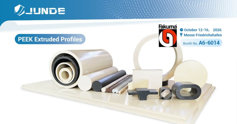 JUNDE is showcasing our full range of high-performance PEEK Resin at FAKUMA 2026! - JunDe JUNDE is showcasing our full range of high-performance PEEK Resin at FAKUMA 2026! Image 2