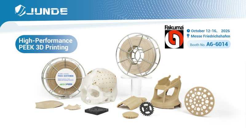 JUNDE is showcasing our full range of high-performance PEEK Resin at FAKUMA 2026! - JunDe JUNDE is showcasing our full range of high-performance PEEK Resin at FAKUMA 2026! Image 4